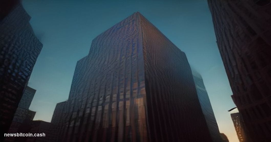 Cinematic photorealistic editorial photograph of the New York State Department of Financial Services building exterior in Low