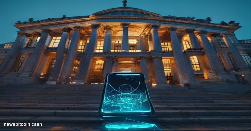 Cinematic photorealistic editorial photograph of the U.S. Capitol building in Washington D.C. at dusk, shot from a low angle 