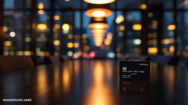 Cinematic photorealistic editorial photograph of a modern fintech office environment with warm ambient lighting casting drama