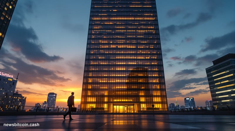 A cinematic photorealistic editorial photograph showing the stark contrast between traditional finance and crypto power dynam