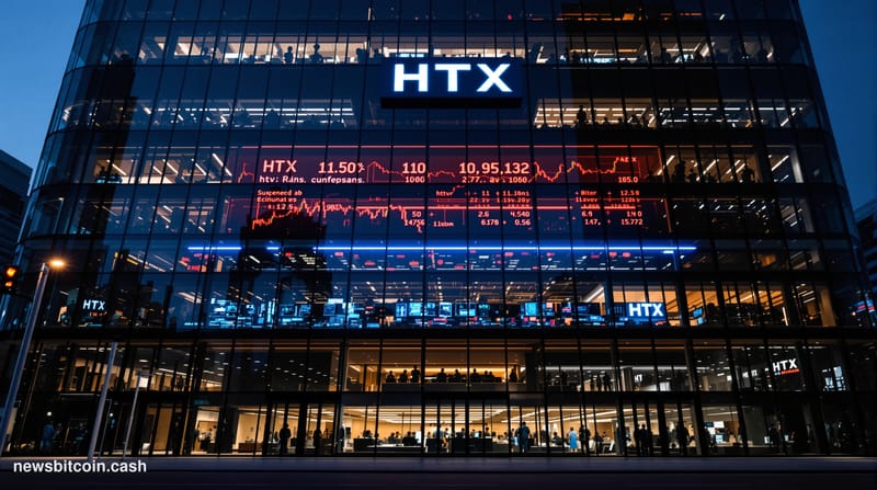 A photorealistic editorial photograph of the <a href="https://www.htx.com" target="_blank" rel="noopener">HTX</a> exchange he