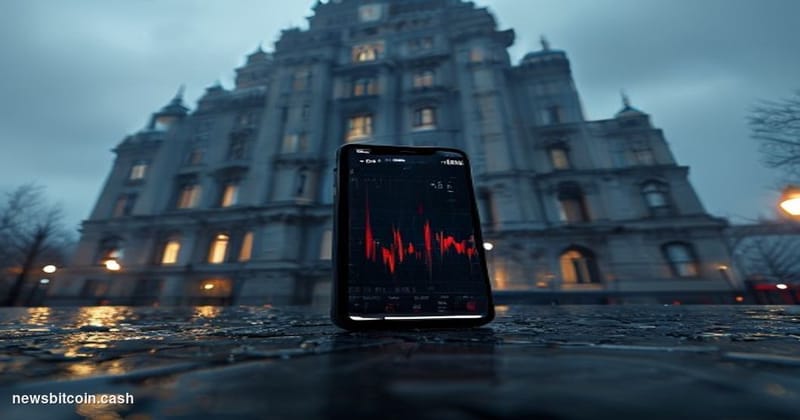 Cinematic photorealistic editorial photograph of the FSB headquarters building in Moscow — the imposing Lubyanka building fac