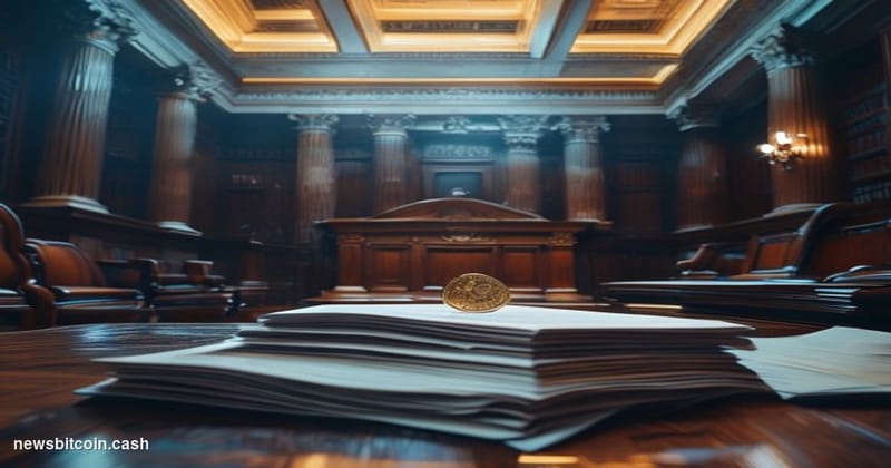Cinematic photorealistic editorial photograph of the United States Senate chamber interior, captured from a low angle looking