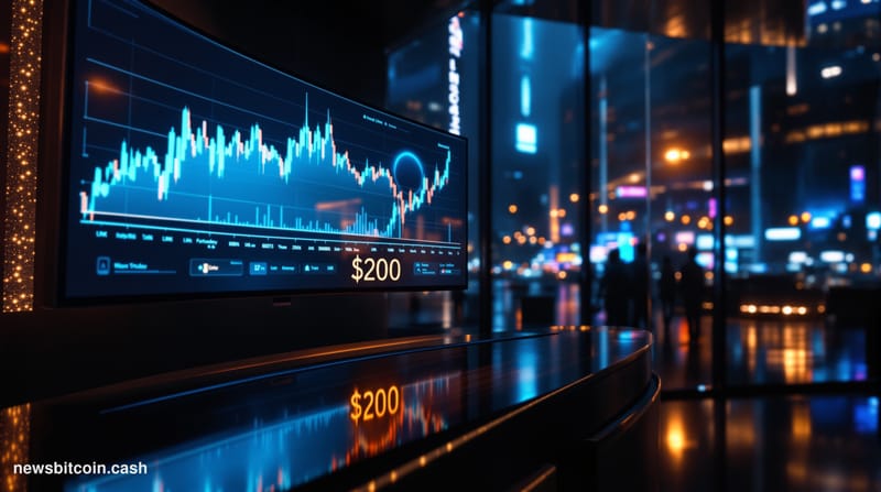 A cinematic photorealistic editorial photograph set inside a dimly lit, high-ceilinged private banking floor styled after Sta